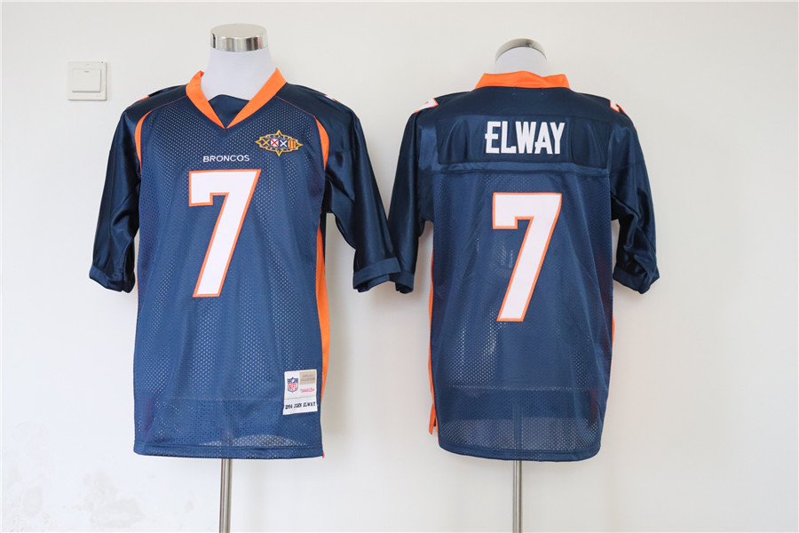 Men's Denver Broncos John Elway Mitchell & Ness Navy Legacy Jersey